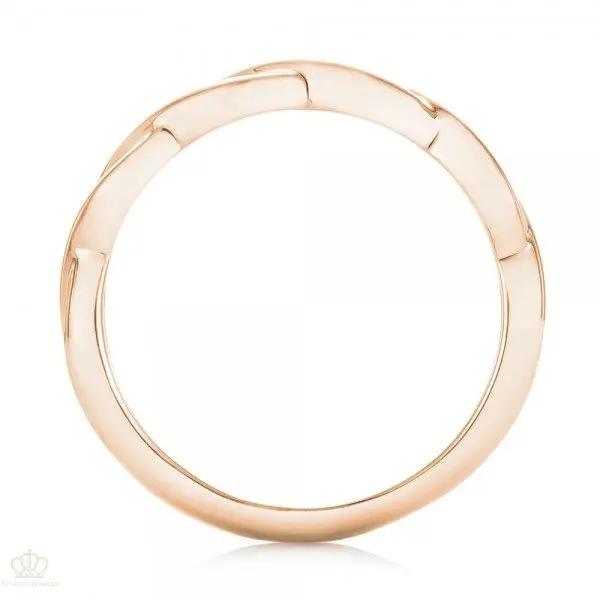Petite Twist Wedding Band Rings - EW078 - Roselle Jewelry