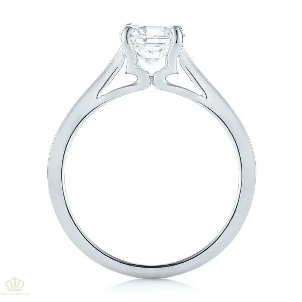 Four Prong Solitaire Diamond Engagement Ring [Setting Only] - EC062 - Roselle Jewelry