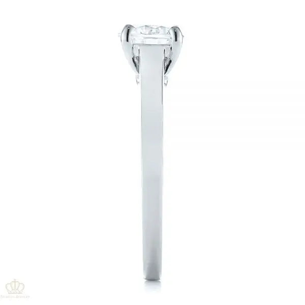 Four Prong Solitaire Diamond Engagement Ring [Setting Only] - EC062 - Roselle Jewelry