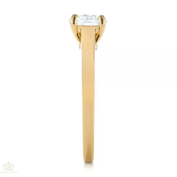 Four Prong Solitaire Diamond Engagement Ring [Setting Only] - EC062 - Roselle Jewelry