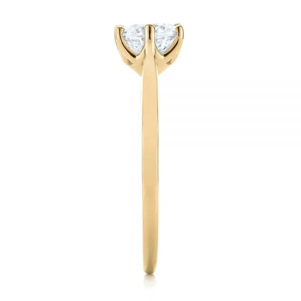 Six Prong Solitaire Diamond Engagement Ring [Setting Only] - EC046 - Roselle Jewelry