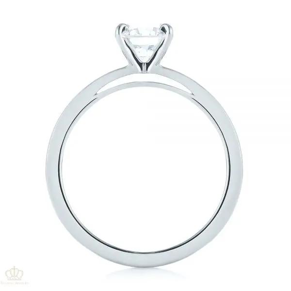 Four Prong Solitaire Engagement Ring [Setting Only] - EC082 - Roselle Jewelry
