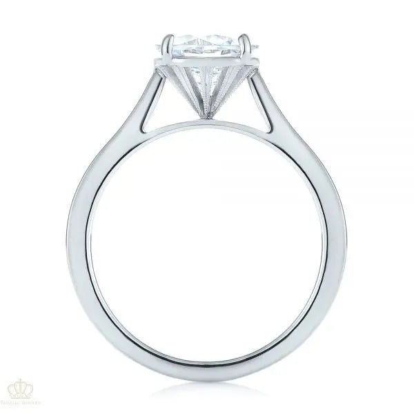 Solitaire Diamond Engagement Ring [Setting Only] - EC035 - Roselle Jewelry