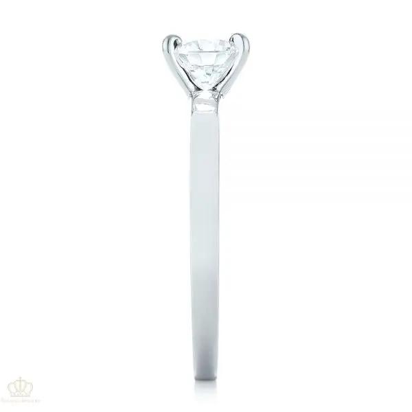 Four Prong Solitaire Engagement Ring [Setting Only] - EC082 - Roselle Jewelry