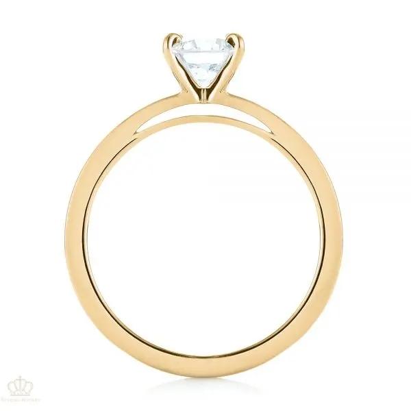 Four Prong Solitaire Engagement Ring [Setting Only] - EC082 - Roselle Jewelry