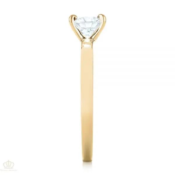 Four Prong Solitaire Engagement Ring [Setting Only] - EC082 - Roselle Jewelry