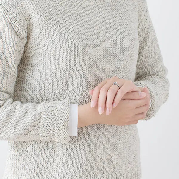 Four Prong Round Brilliant Engagement Ring [Setting Only] - EC021 - Roselle Jewelry