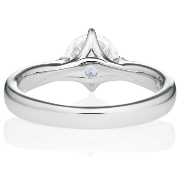 Four Prong Round Brilliant Engagement Ring [Setting Only] - EC021 - Roselle Jewelry