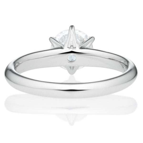 Six Prong Round Brilliant Engagement Ring [Setting Only] - EC019 - Roselle Jewelry