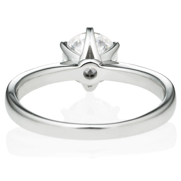 Six Prong Round Brilliant Engagement Ring [Setting Only] - EC012 - Roselle Jewelry