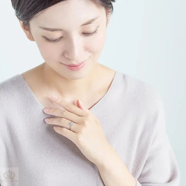 Six Prong Solitaire Round Brilliant Engagement Ring [Setting Only] - EC008 - Roselle Jewelry