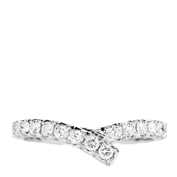 Eternity Ribbon Diamond Wedding Band Ring - WR007 - Roselle Jewelry