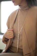 8-9mm Freshwater Pearl 90cm Necklance - TS028 - Roselle Jewelry