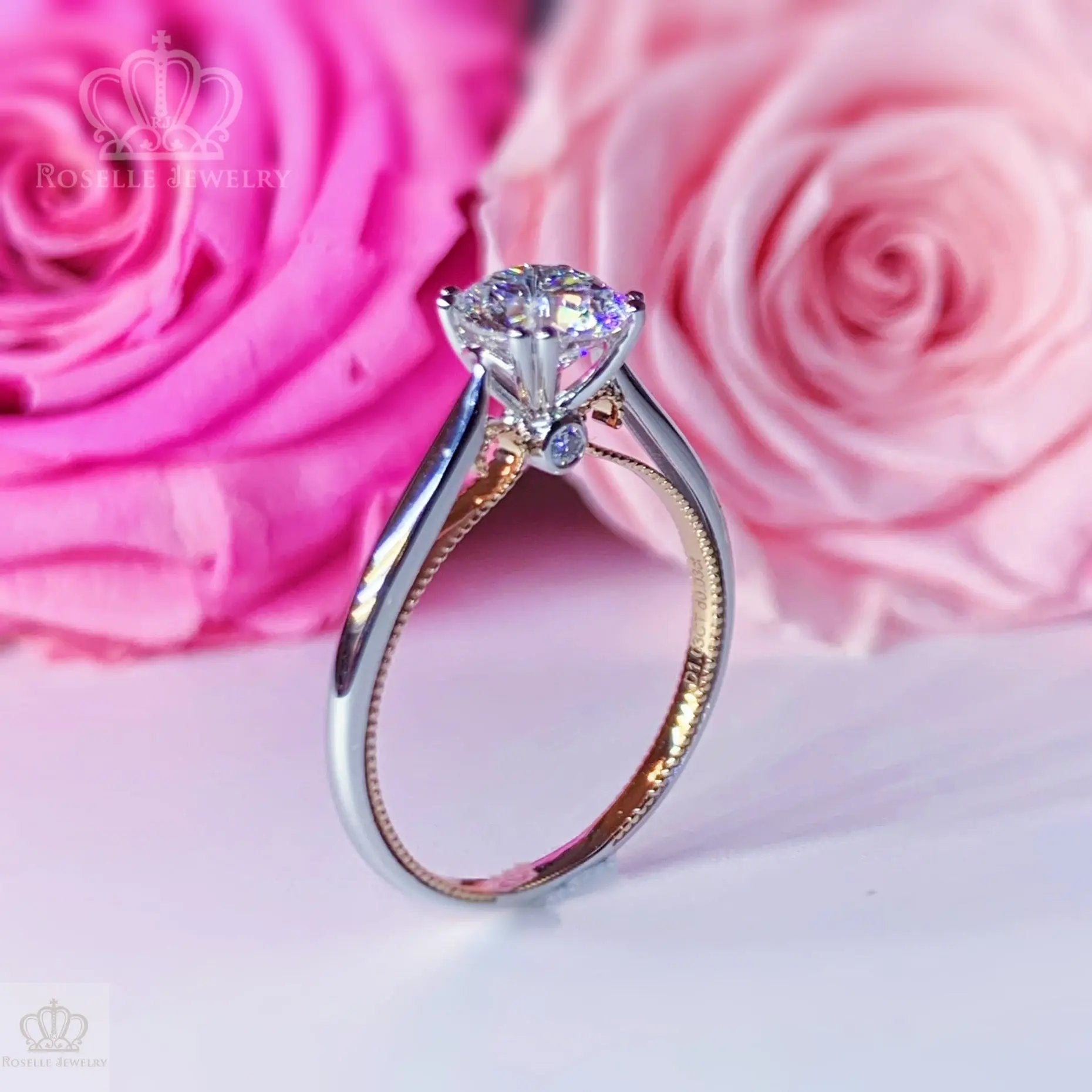 Vintage Side Stone Diamond Engagement Ring [Setting Only] - LGR040 CHARLISA™