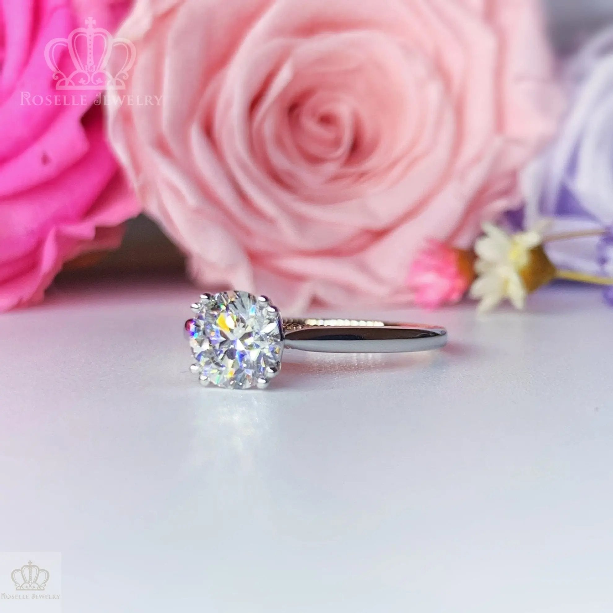 Vintage Side Stone Diamond Engagement Ring [Setting Only] - LGR040 CHARLISA™