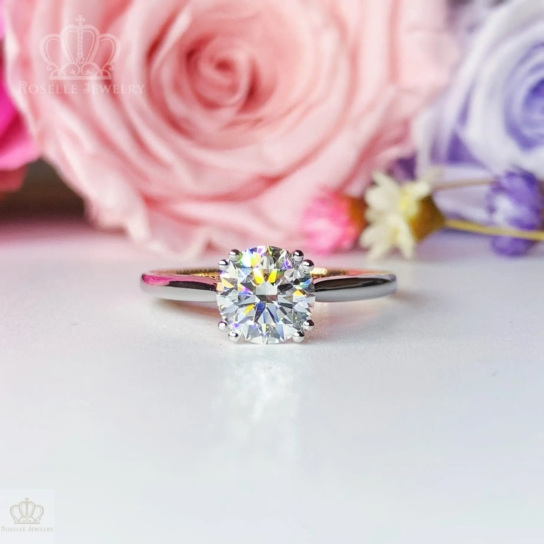 Vintage Side Stone Diamond Engagement Ring [Setting Only] - LGR040 CHARLISA™