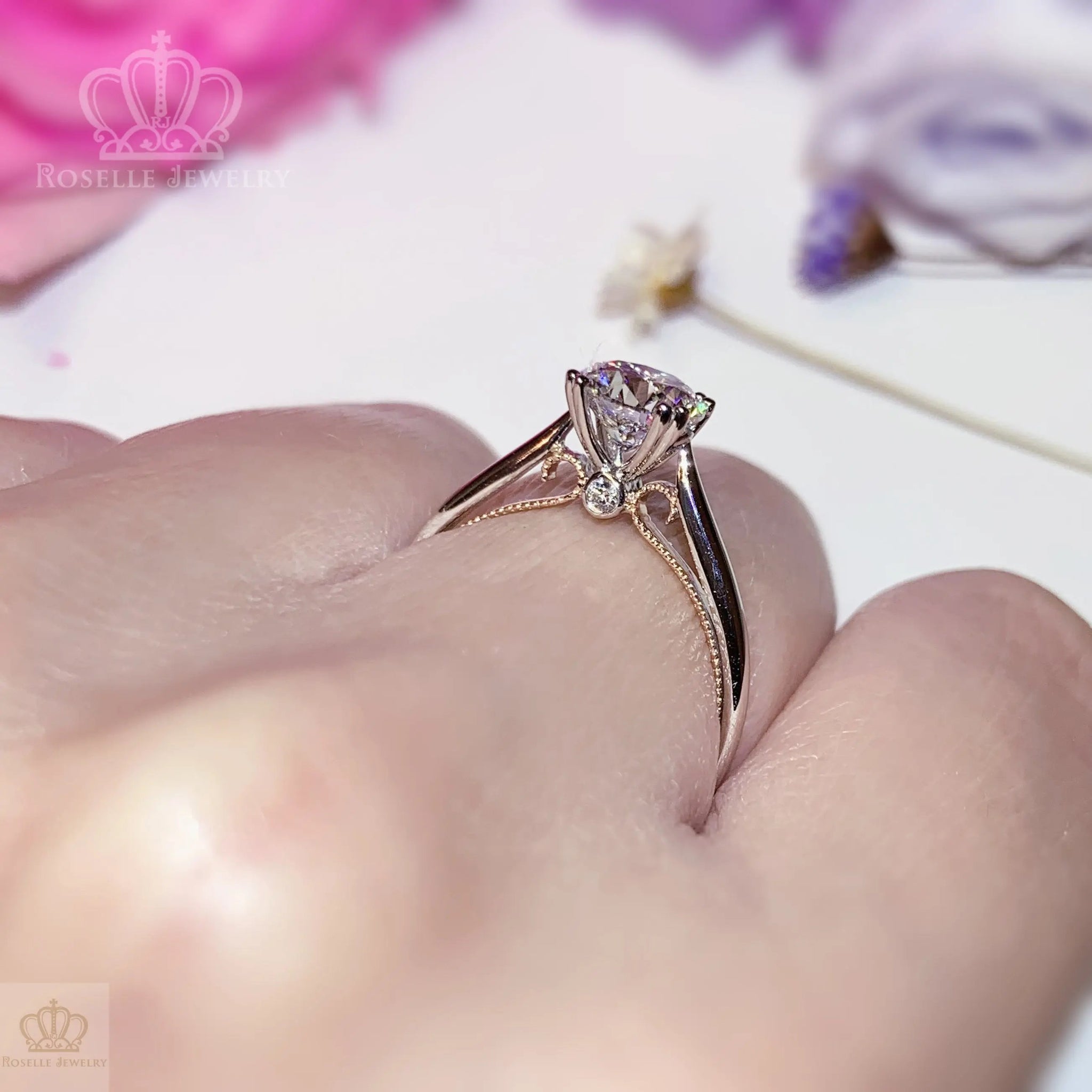 Vintage Side Stone Diamond Engagement Ring [Setting Only] - LGR040 CHARLISA™