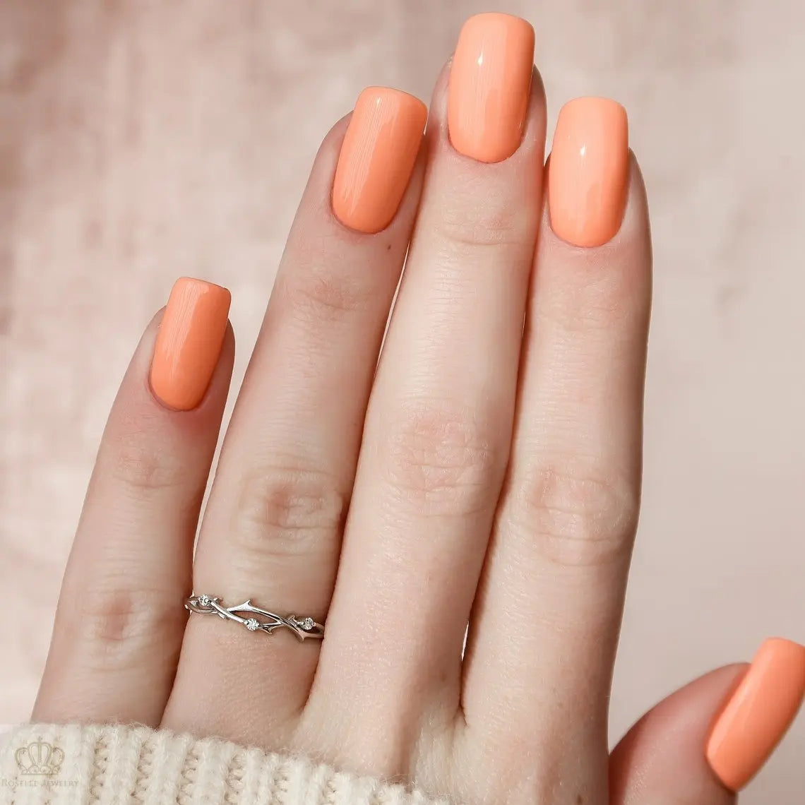 Twig Braided Diamond Fashion Ring - LR18 - Roselle Jewelry