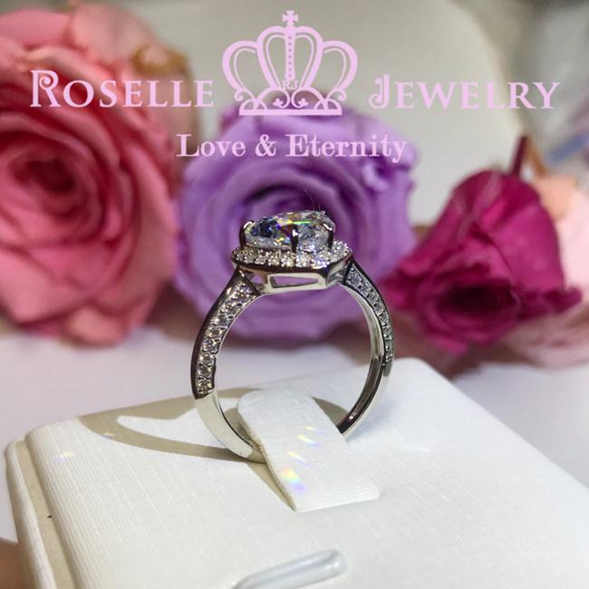Heart Shape Halo Engagement Ring - TH1 [Clearance ] - Roselle Jewelry