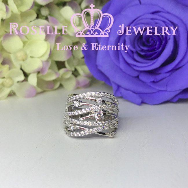 Twist Fashion Ring - BA16K - Roselle Jewelry