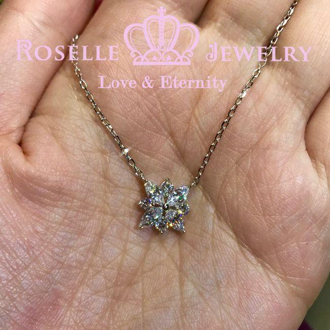 Marquise Clusters Drop Pendants - MC2 - Roselle Jewelry