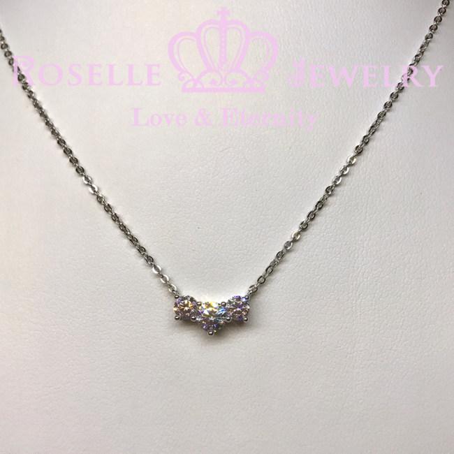Three Stone Drop Pendants - RC3 - Roselle Jewelry