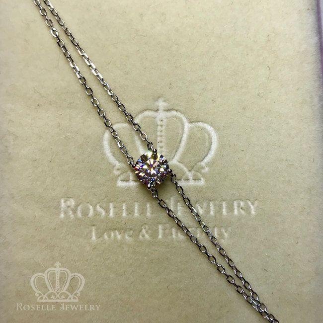 Solitaire Chain Bracelet - BR1 - Roselle Jewelry