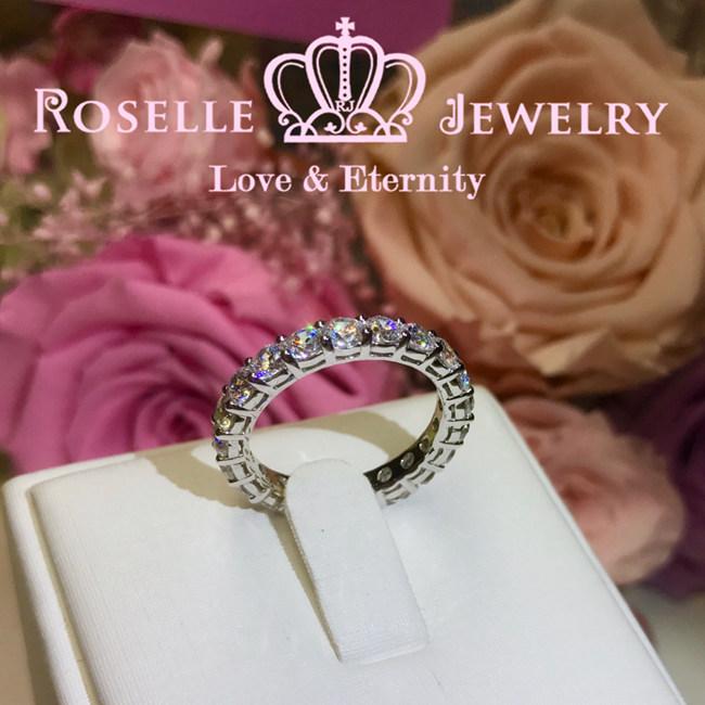 0.10CT EACH Eternity Wedding Ring - BA4 - Roselle Jewelry