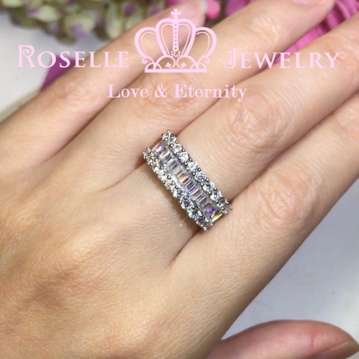 Emerald Cut Fashion Ring - RT1 - Roselle Jewelry