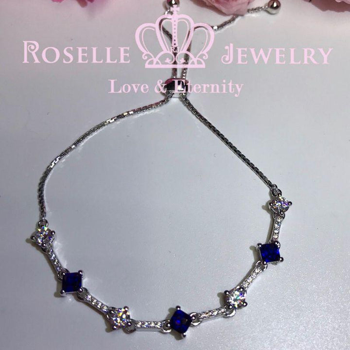 Lab Grown Sapphire Rope Bracelet - BZ4 - Roselle Jewelry