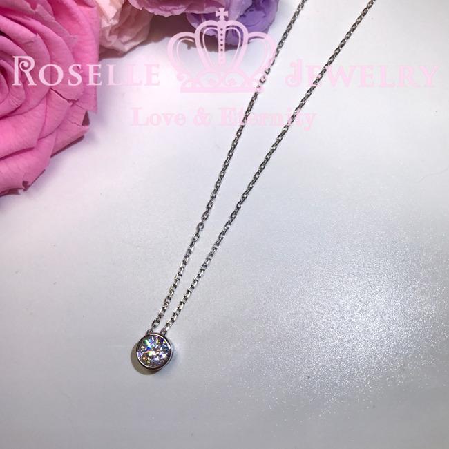 Bezel Solitaire Pendants - CB1 - Roselle Jewelry