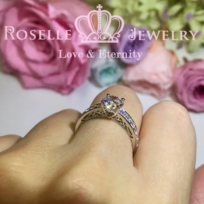 Vintage Engagement Ring - V25 - Roselle Jewelry