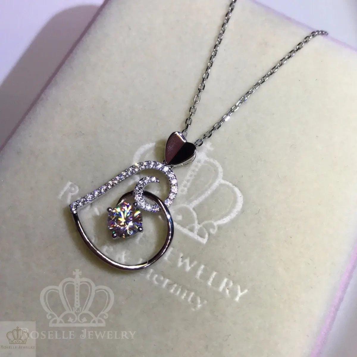 Heart Shape Drop Pendants - HC1 - Roselle Jewelry