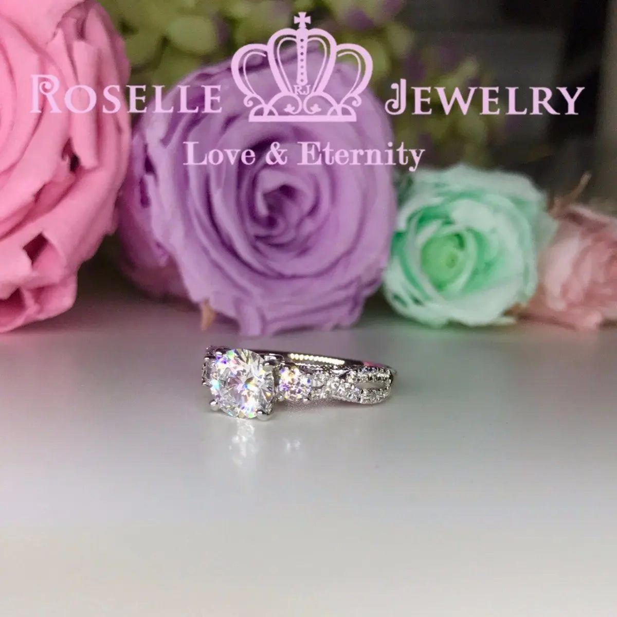 Vintage Engagement Ring - V19 - Roselle Jewelry