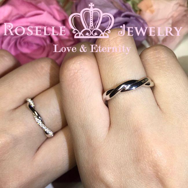 Twist Couple Ring - WM1 - Roselle Jewelry