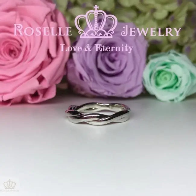 Twist Men's Wedding Ring - NM2 - Roselle Jewelry