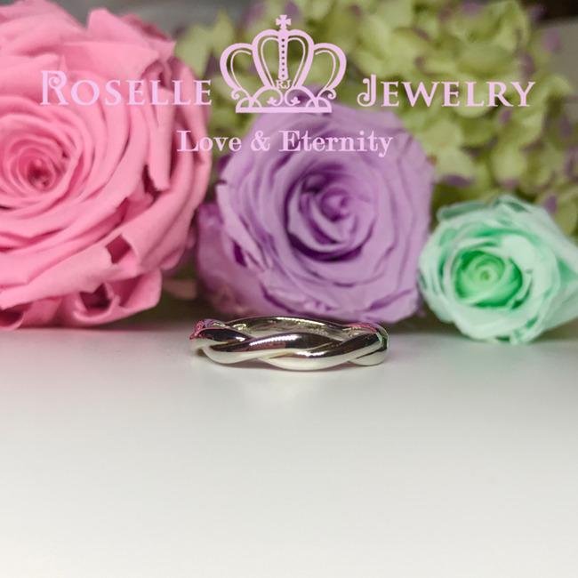 Twist Men's Wedding Ring - NM2 - Roselle Jewelry