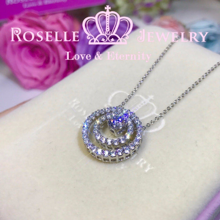 Halo Detachable Pendant - CR1 - Roselle Jewelry