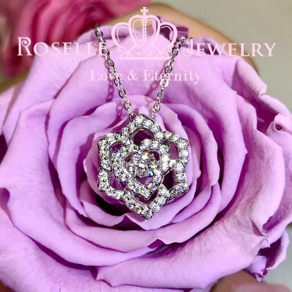 Floral Dancing Stone Pendants - CD10 - Roselle Jewelry