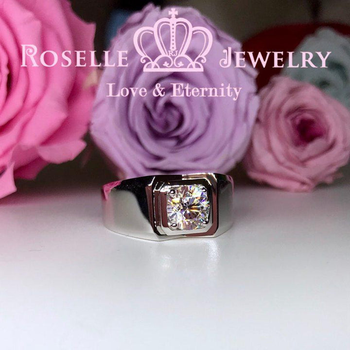 Solitaire Men's Ring - NM4 - Roselle Jewelry