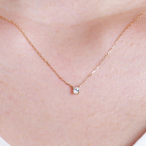 0.10CT Nautre Diamond Ivy Necklace - CN001 - Roselle Jewelry