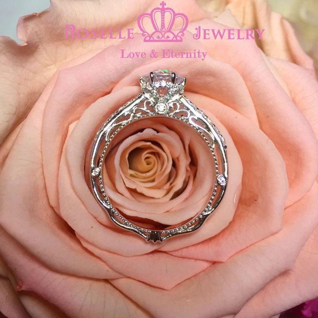 Vintage Engagement Ring - V3 - Roselle Jewelry