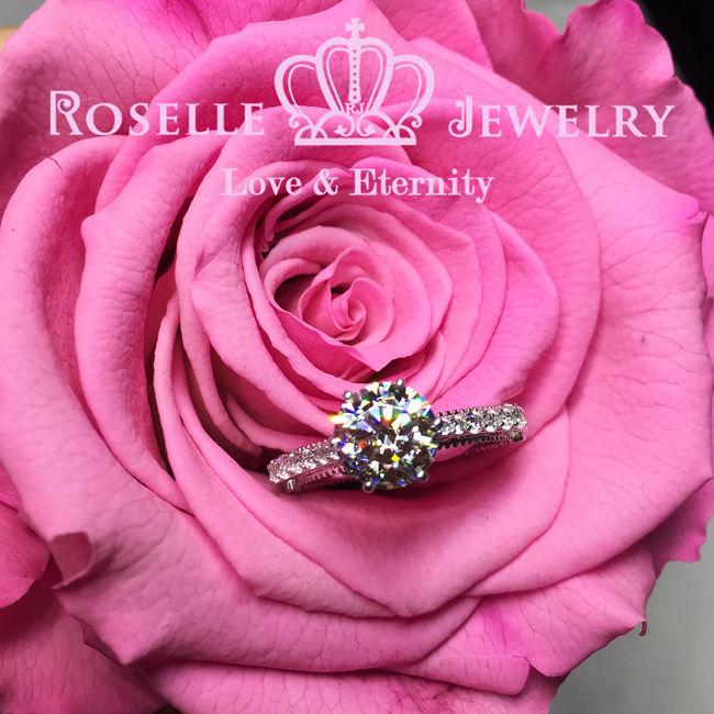 Vintage Engagement Ring - V3 - Roselle Jewelry